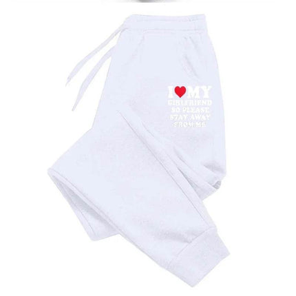 Women Love Boyfriend Casual Heart Street Pants - Pants - AILINGE - Mad Fly Essentials