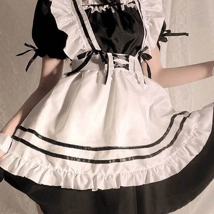Women Low Chest Gothic Cosplay Maid Uniform Costume - Costume - Cosplay Costumes - Mad Fly Essentials