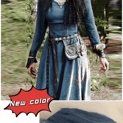 Women Medieval Viking Gothic Fairy Costume Dress - Costume Dress - Retro Dress - Mad Fly Essentials