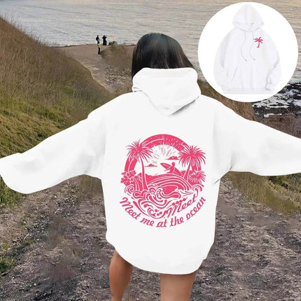 Women Meet at Beach Graphic Hoodies - Hoodies - Metaphor - Mad Fly Essentials