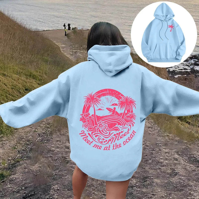 Women Meet at Beach Graphic Hoodies - Hoodies - Metaphor - Mad Fly Essentials
