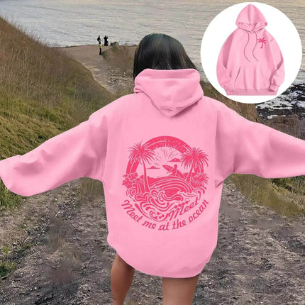 Women Meet at Beach Graphic Hoodies - Hoodies - Metaphor - Mad Fly Essentials