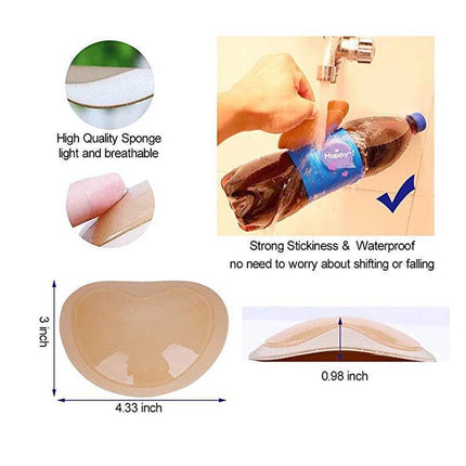 Women Natural Bikini Insert Pads Bra - Bra - MOONLIGHT - Mad Fly Essentials