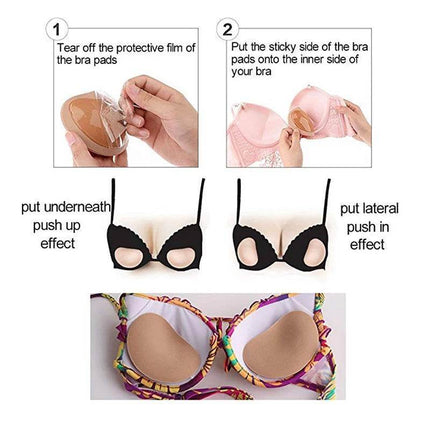 Women Natural Bikini Insert Pads Bra - Bra - MOONLIGHT - Mad Fly Essentials