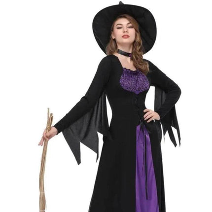 Women Newest Halloween Adult Witch Costume Dress - Costume Dress - Costumes Plus - Mad Fly Essentials