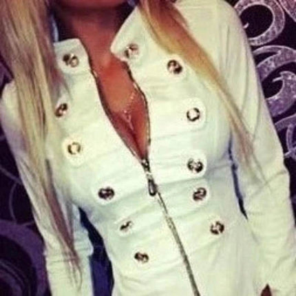 Women Office Lady French Frock Jacket - Jacket - Stefani Lee - Mad Fly Essentials