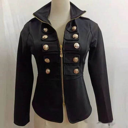 Women Office Lady French Frock Jacket - Jacket - Stefani Lee - Mad Fly Essentials