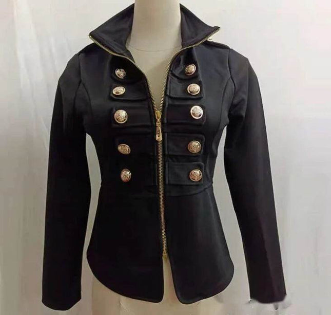 Women Office Lady French Frock Jacket - Jacket - Stefani Lee - Mad Fly Essentials