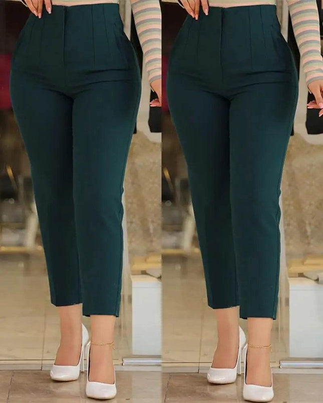Women Office Wear High Waist Pencil Dress Pants - Dress Pants - Adogirl - Mad Fly Essentials