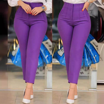 Women Office Wear High Waist Pencil Dress Pants - Dress Pants - Adogirl - Mad Fly Essentials