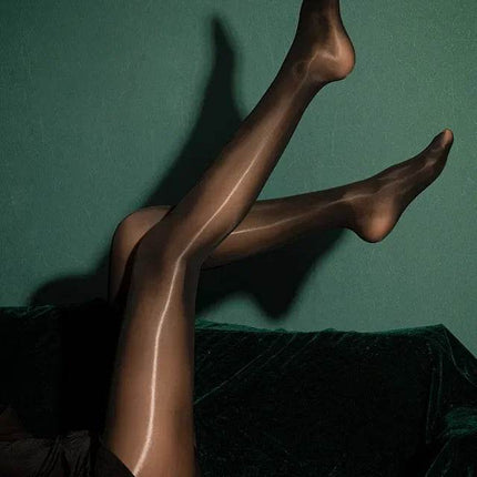 Women Oil Shiny Transparent Tights Pantyhose Hosiery - Hosiery - Jaycosin - Mad Fly Essentials