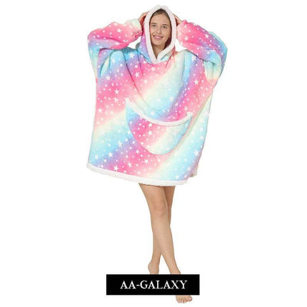 Women Oversized Animal Avocado Blanket Hoodies - Hoodies - Juice Mate - Mad Fly Essentials