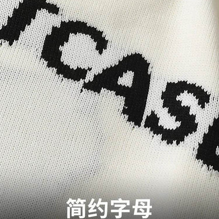 Women Oversized Retro Gothic Pullover Sweater - Sweater - EANALEN - Mad Fly Essentials