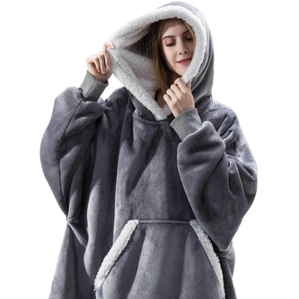 Women Oversized Winter Blanket Hoodies - Hoodies - ANIMAL GAME - Mad Fly Essentials