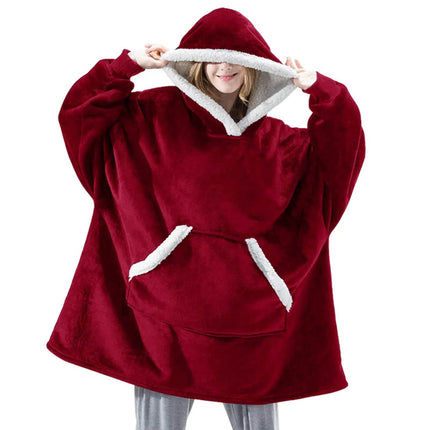 Women Oversized Winter Blanket Hoodies - Hoodies - ANIMAL GAME - Mad Fly Essentials