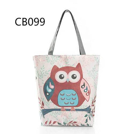 Women Owl Animal Casual Beach Bags - Mad Fly Essentials