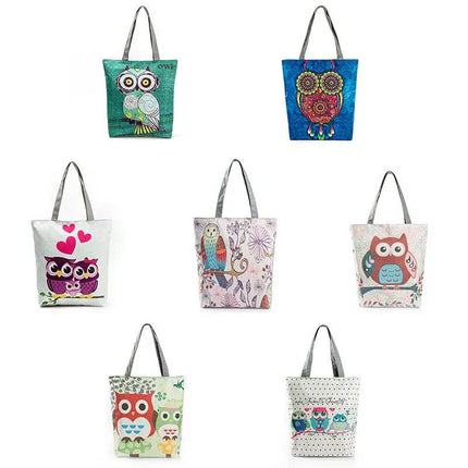 Women Owl Animal Casual Beach Bags - Mad Fly Essentials