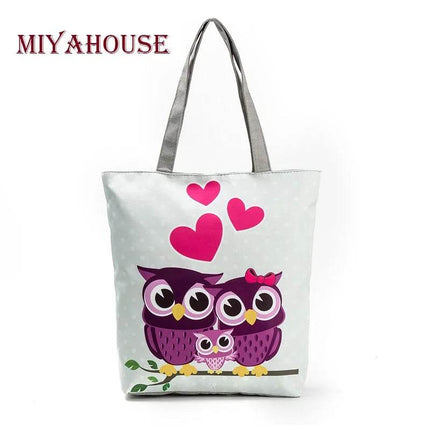 Women Owl Animal Casual Beach Bags - Mad Fly Essentials