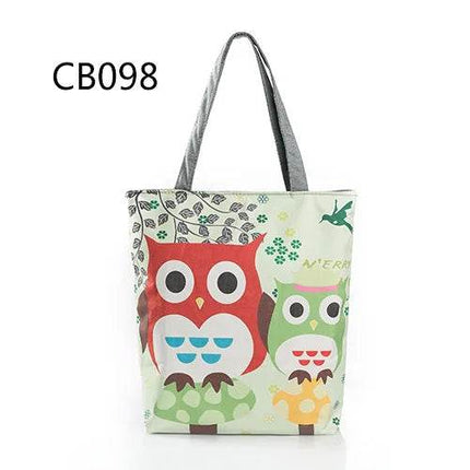 Women Owl Animal Casual Beach Bags - Mad Fly Essentials