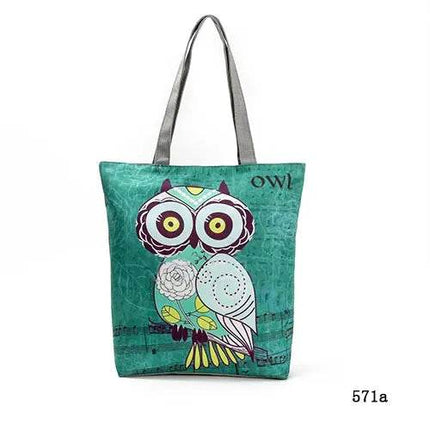 Women Owl Animal Casual Beach Bags - Mad Fly Essentials