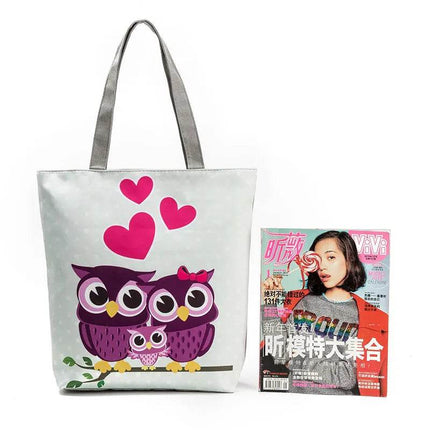 Women Owl Animal Casual Beach Bags - Mad Fly Essentials