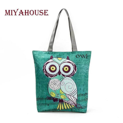 Women Owl Animal Casual Beach Bags - Mad Fly Essentials