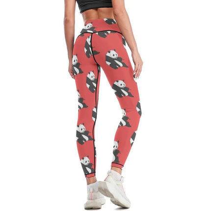 Women Panda Bear 3D Fitness Leggings - Fitness Leggings - Juice Mate - Mad Fly Essentials
