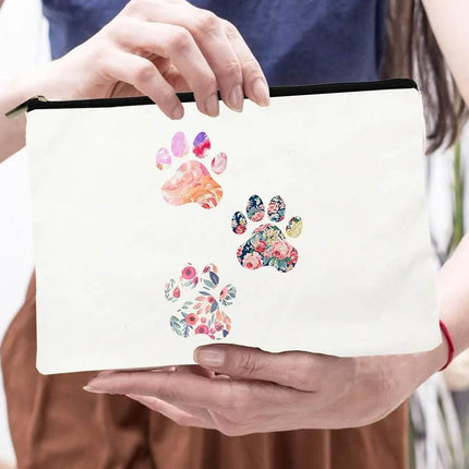 Women Peace Love Dogs Cosmetic Storage Bags - Mad Fly Essentials