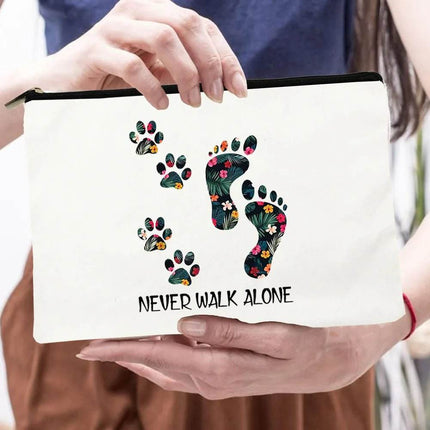 Women Peace Love Dogs Cosmetic Storage Bags - Mad Fly Essentials