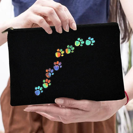 Women Peace Love Dogs Cosmetic Storage Bags - Mad Fly Essentials