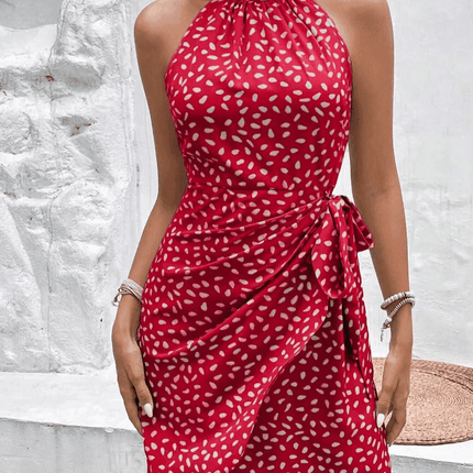 Women Pink Black Chiffon Pleated Mini Dress - Mini Dress - LUSMAY - Mad Fly Essentials