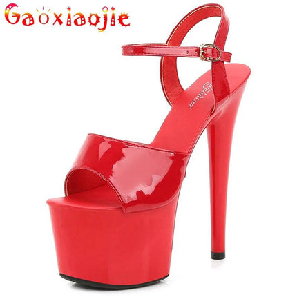 Women Pink Dancing Platform High Heels - High Heels - Gaoxiaojie - Mad Fly Essentials