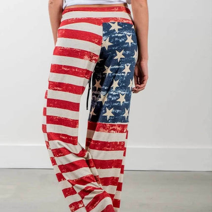 Women Plus Flag Wide Leg Harem Pants - Harem Pants - INPETAL - Mad Fly Essentials