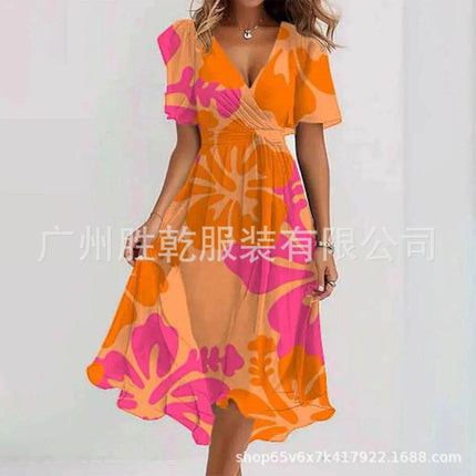 Women Plus Floral Business Lady Maxi Dress - Maxi Dress - Adyce - Mad Fly Essentials