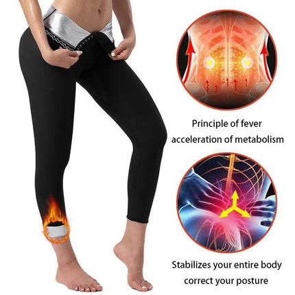 Women Plus Sauna Body Shaper Fitness Leggings - Fitness Leggings - Vaslanda - Mad Fly Essentials
