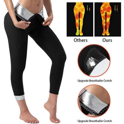 Women Plus Sauna Body Shaper Fitness Leggings - Fitness Leggings - Vaslanda - Mad Fly Essentials
