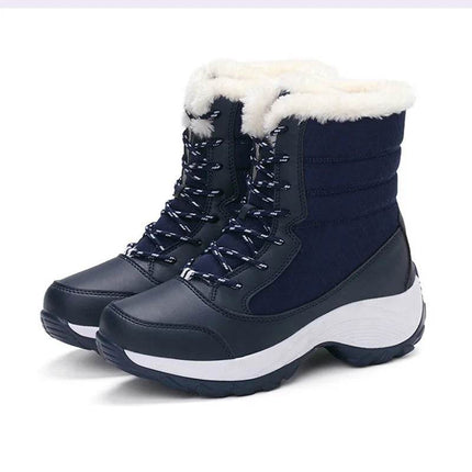 Women Plush Casual Platform Snow Boots - Boots - ANPOETCHY - Mad Fly Essentials