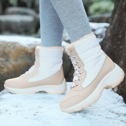 Women Plush Casual Platform Snow Boots - Boots - ANPOETCHY - Mad Fly Essentials