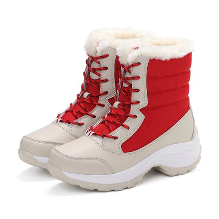Women Plush Casual Platform Snow Boots - Boots - ANPOETCHY - Mad Fly Essentials