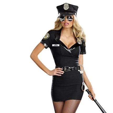 Women Police Uniform Cosplay Officer Costume - Costume - Sealeaf - Mad Fly Essentials