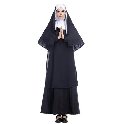 Women Priest Halloween Nun Costume - Mad Fly Essentials