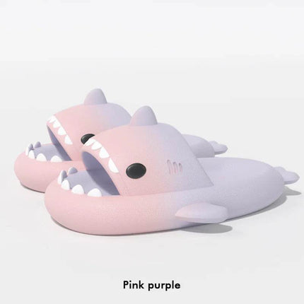 Women Rainbow Gradient Shark Slippers - Slippers - TECHOME - Mad Fly Essentials