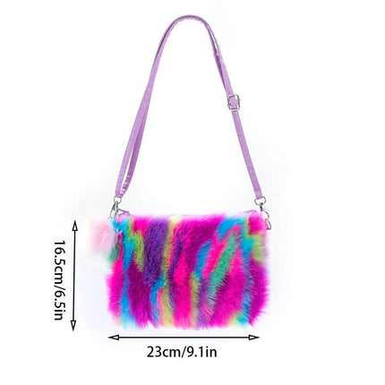 Women Rainbow Leopard Mini Crossbody Bag - Crossbody Bag - NEAT CULTURE - Mad Fly Essentials