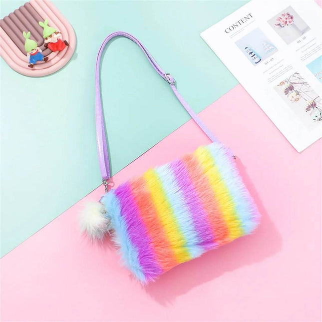 Women Rainbow Leopard Mini Crossbody Bag - Crossbody Bag - NEAT CULTURE - Mad Fly Essentials