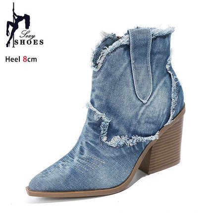 Women Retro Fashion Western Cowboy Boots - Boots - KAMUCC - Mad Fly Essentials