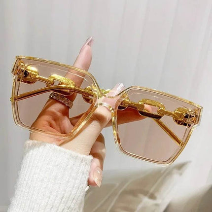 Women Retro Large Frame Concave Sunglasses - Women Sunglasses - Mad Fly Essentials - Mad Fly Essentials