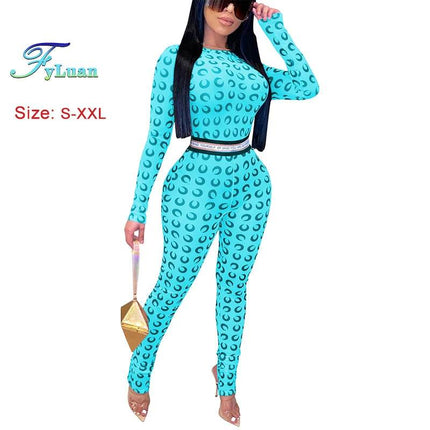 Women Retro Leopard Print Jumpsuit - Jumpsuit - Hashupha - Mad Fly Essentials