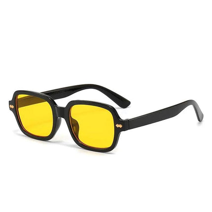 Women Retro Square Black Sunglasses - Sunglasses - RUO BO - Mad Fly Essentials