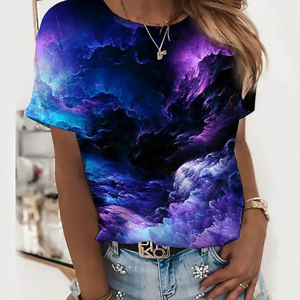 Women Retro Starry Night Van Gogh 3D Shirt - Shirt - BOXDAQ - Mad Fly Essentials
