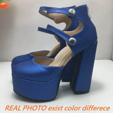 Women Round Toe Solid Ultra Pump High Heels - High Heels - ASILETO - Mad Fly Essentials